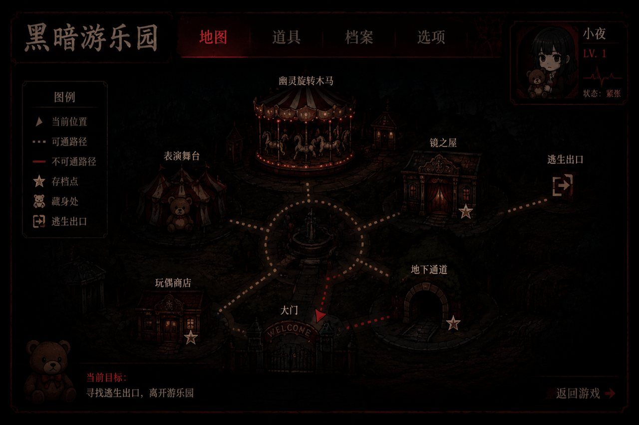 黑暗游乐园 章节事件 资料图